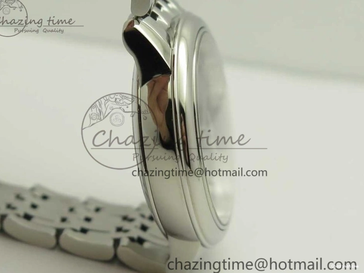 0421 TopPick De Ville Prestige Ladies 32.7mm SS MKF 1:1 Best Edition Blue Dial Diamonds Markers on SS Bracelet MIYOTA 7972